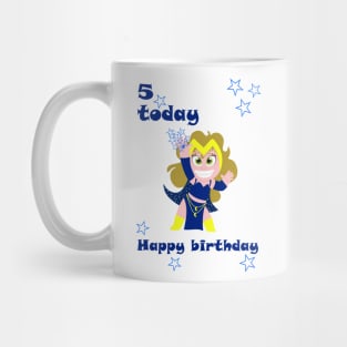 Galaxy girl age 5 Mug